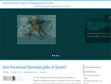 Tablet Screenshot of independentcapitalmanagementscam.com